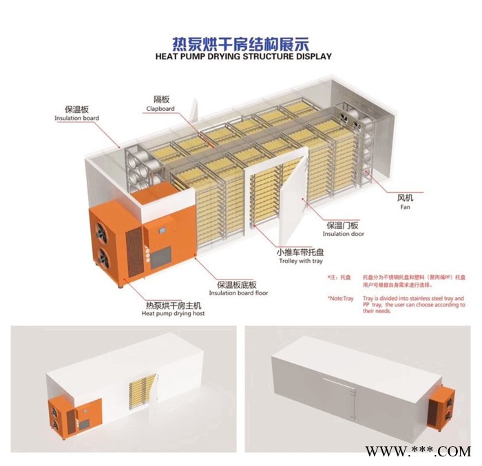 工厂制造山药烘干机 小型污泥脱水设备 新型药材烘干设备图5