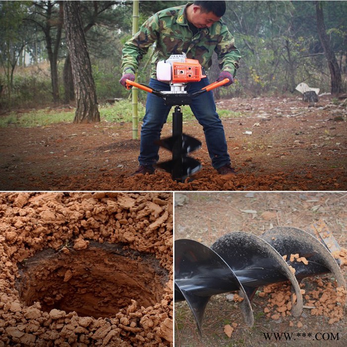 **生产单人操作种植山药钻坑机 道路绿化栽种挖洞机图3