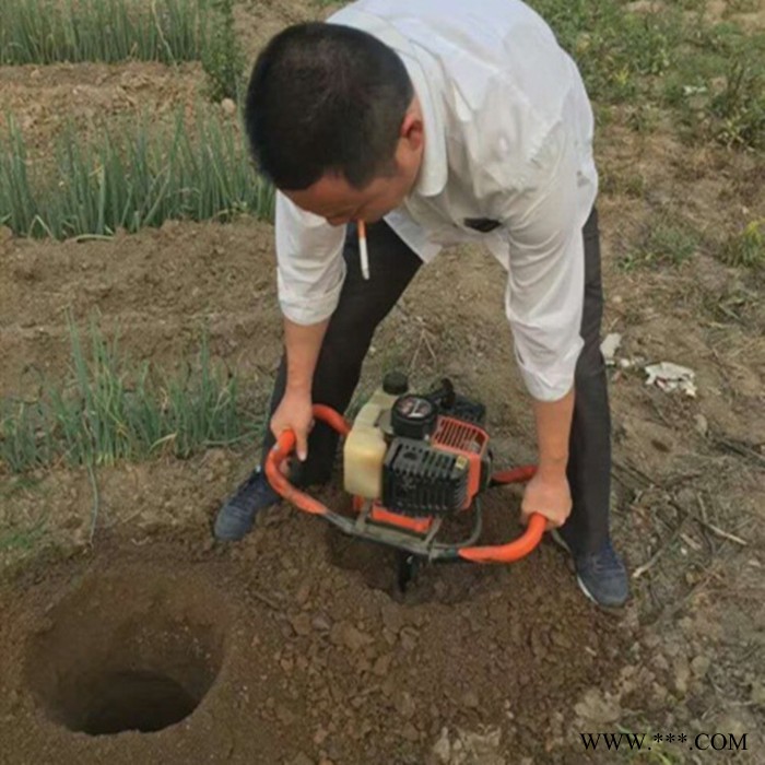 **生产单人操作种植山药钻坑机 道路绿化栽种挖洞机图1