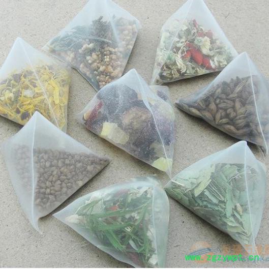 QD-20D无纺布葛根碎茶自动包装机电子秤计量组合茶包装机薄荷绿茶袋泡茶包装机黑茶自动包装机图1