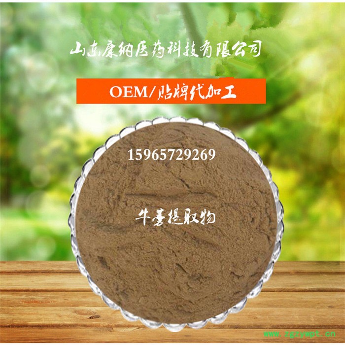 康纳 oem贴牌代加工 牛蒡根粉批发价 牛蒡子原料粉图2