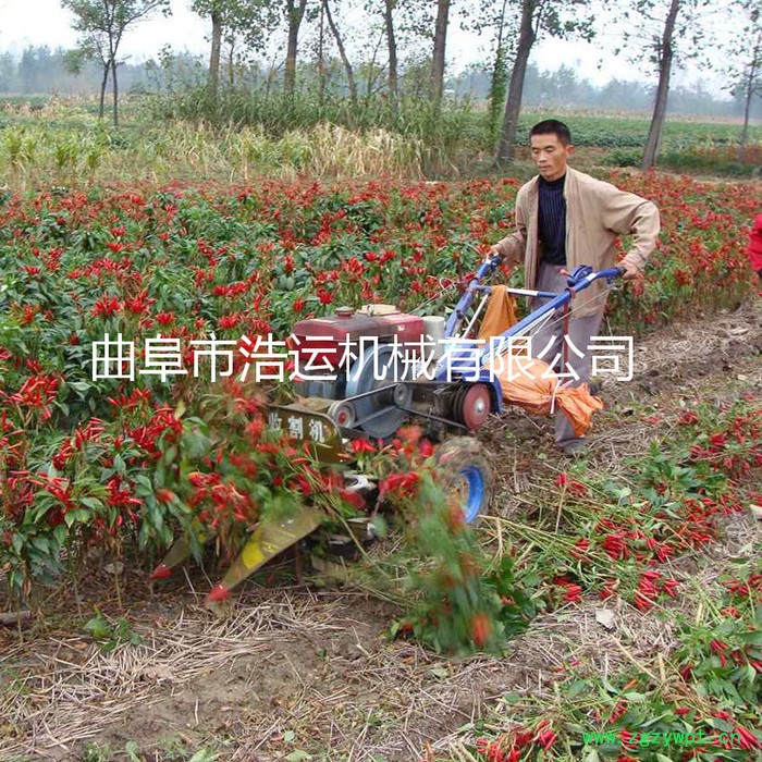 供应新款浩运 苜蓿草黄竹草收割机 手扶车动力艾草中药材割晒机割台 玉米收割机图4