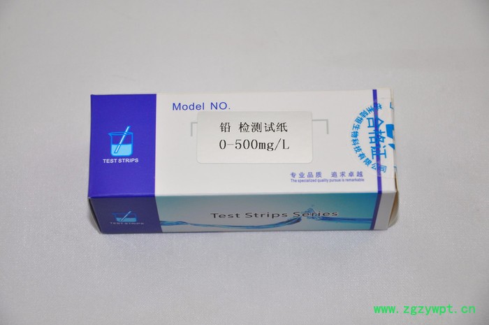 杭州陆恒生物铅离子检测试纸条0-500mg/l，重金属铅检测定试剂盒100条装，工业电镀污水专用 铅测试包铅检测仪器图3