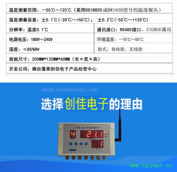 创佳CYCW-408 温度记录仪 冷链物流公共信息平台图2