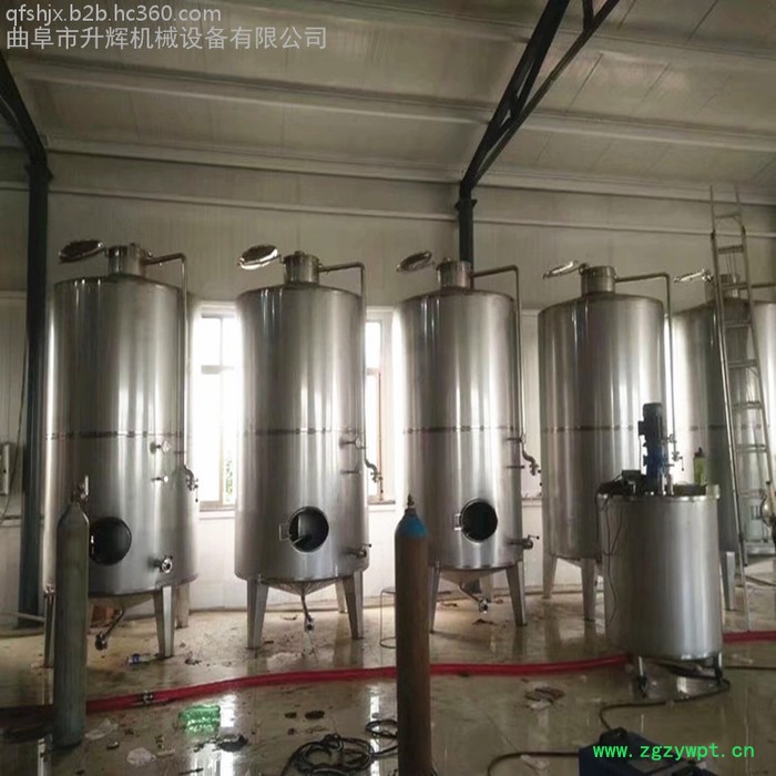 【升辉】小型果酒发酵罐储存罐 白酒水存储罐 304不锈钢装水罐 酒罐