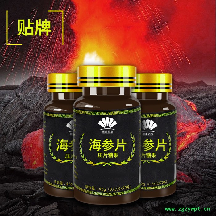 海参蛹虫草片 海参虫草片 海参蛹虫草片oem 压片糖果代加工生产厂家图2