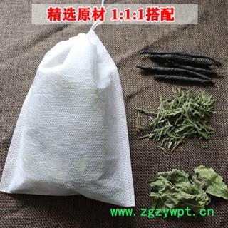 秦岭侧柏叶桑叶苦丁茶生发乌发黑发天然洗发包野生植物洗发包15包/45g图2