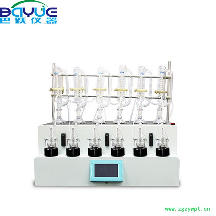 巴跃仪器一体化蒸馏仪 中药二氧化硫蒸馏仪BYSO2-4 中药材及中药饮片二氧化硫蒸馏仪图2