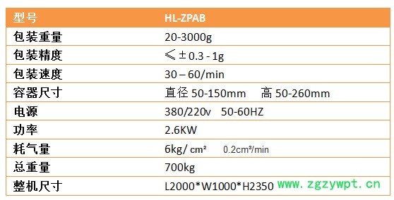 双工位技术参数