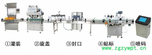 真空回吸防污染式食用油灌装生产线